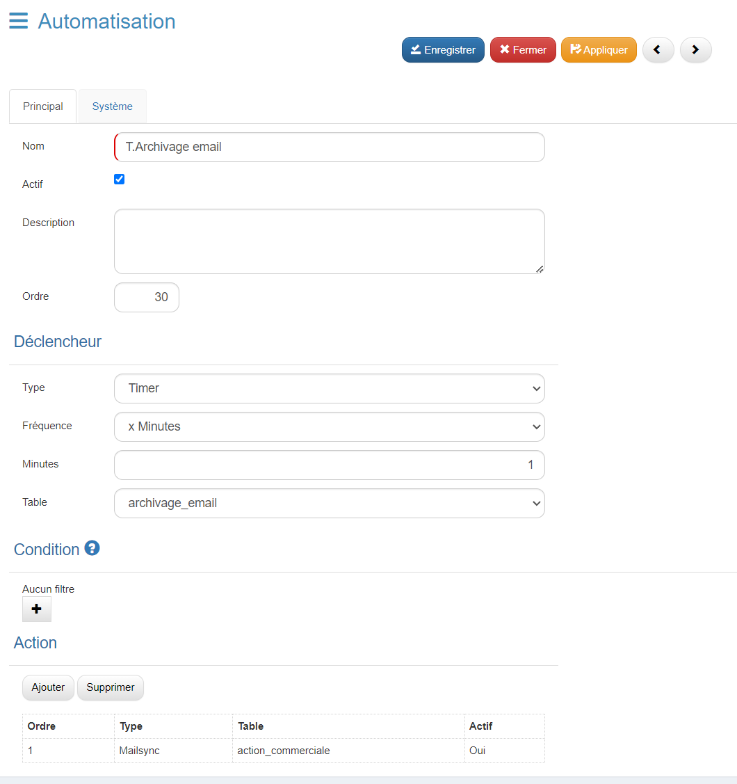 Exemple d'Interface